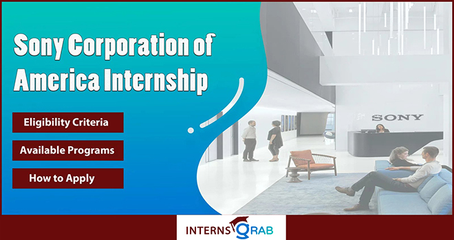 Sony Internship Roles That Blend Creativity and Technology 